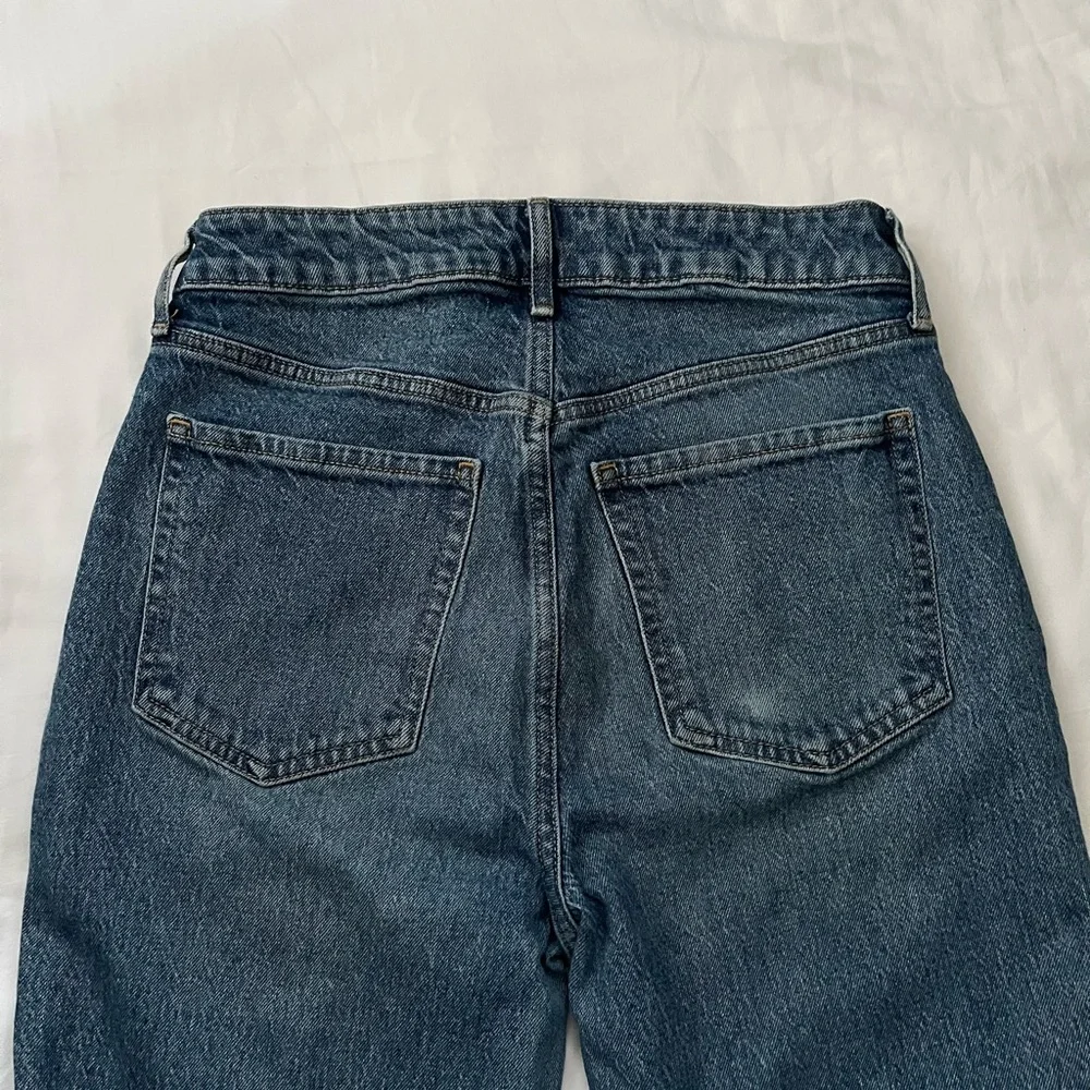 Old Navy Dark Blue Straight Leg Jeans - Picture 2 of 3